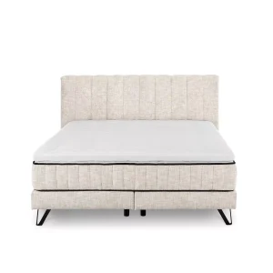 set one by Musterring Baldwin Boxspringbett inkl. Matratze und Kopfteil mit senkrechter Steppung