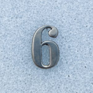 Ord. 1869–1898 Nummer 6 / 9 zu Tschako, Silber, Variante 5