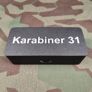 Verschlussbehälter für Karabiner 31, schwarz