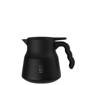 Hario V60 Thermo Servierkanne PLUS 600ml schwarz