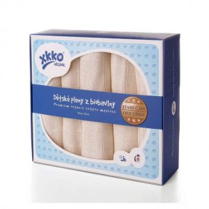 XKKO Organic Mullwindeln Alte Zeiten 80×80 cm 5er Pack