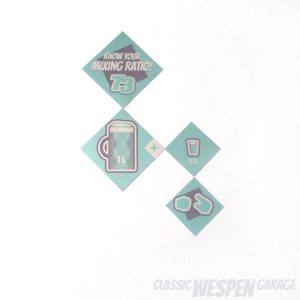 Aufkleber „Bayrisches Mischverhältnis“ | 1:50 | CVG